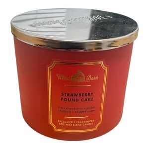 Strawberry Pound Cake Candle